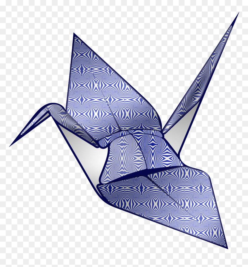Drawing, HD Png Download - origami crane png