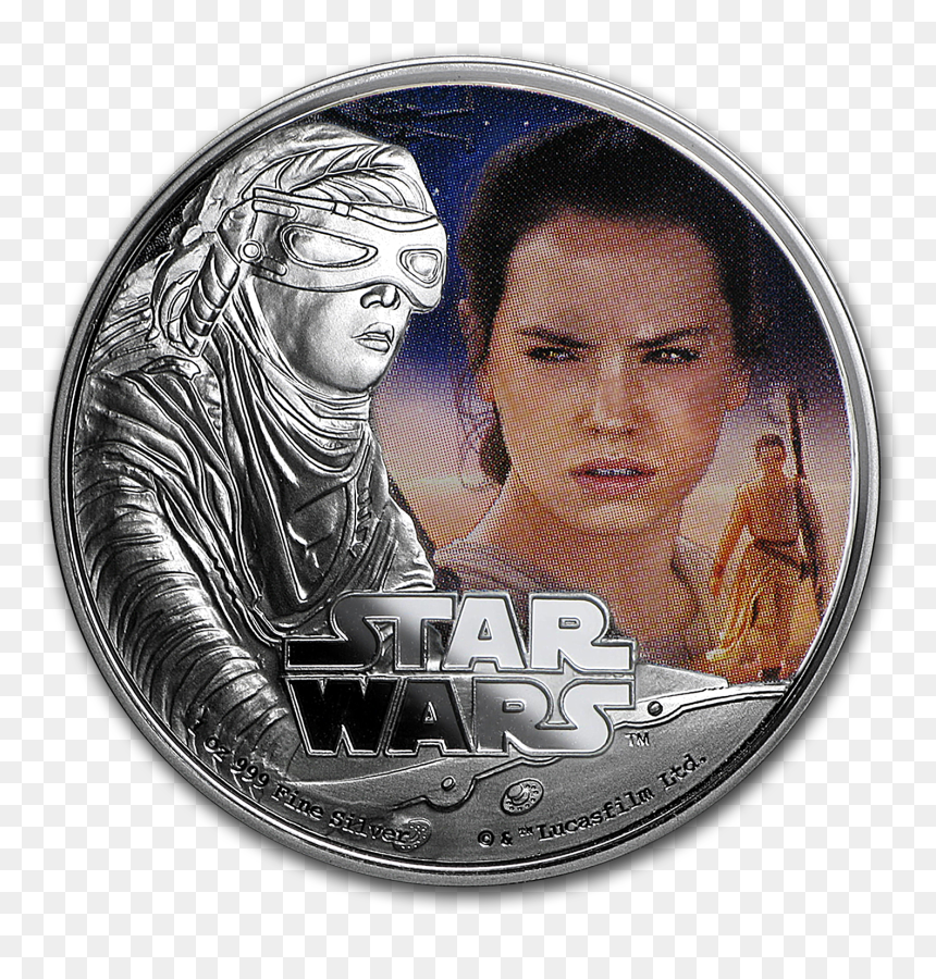 Star Wars Niue Coins, HD Png Download - daisy ridley png