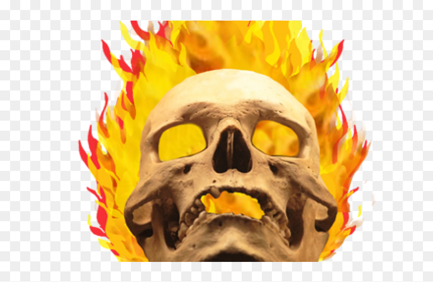 Cartoons Friends In Hell, HD Png Download - flaming skull png
