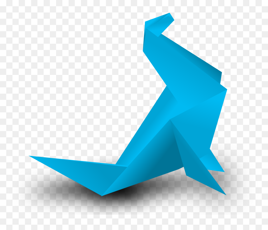 Foca De Origami, HD Png Download - origami crane png