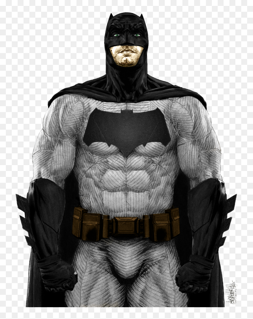 Batman Vs Superman Batman Dessin, HD Png Download - ben affleck png