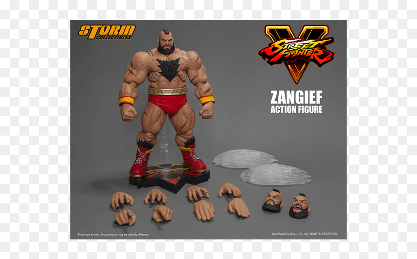 Zangief Street Fighter Action Figure, HD Png Download - zangief png