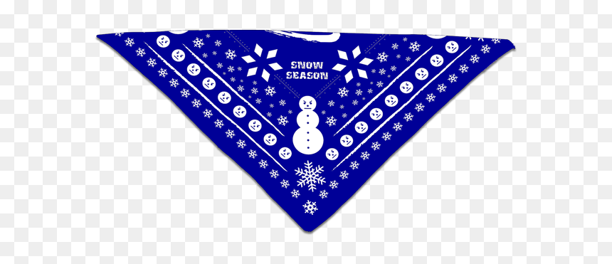 Black Bandana Clipart, HD Png Download - snowman emoji png