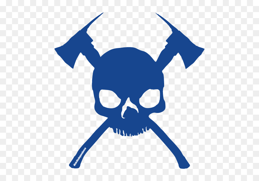 Purple Skull Png, Transparent Png - blue skull png