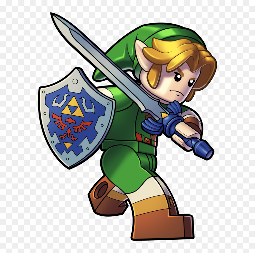 Lego Legend Of Zelda Link, HD Png Download - lego dimensions png