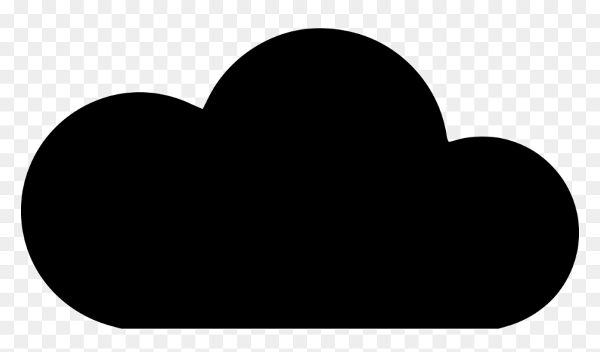 Cloud Technology Storage Web - Black Cloud Shape Png, Transparent Png - cloud technology png