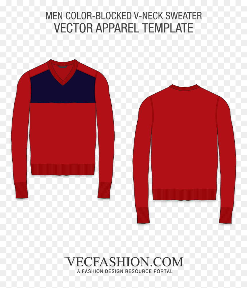 Transparent Cardigan Clipart - V Neck Sweater Vector, HD Png Download - bomber jacket template png
