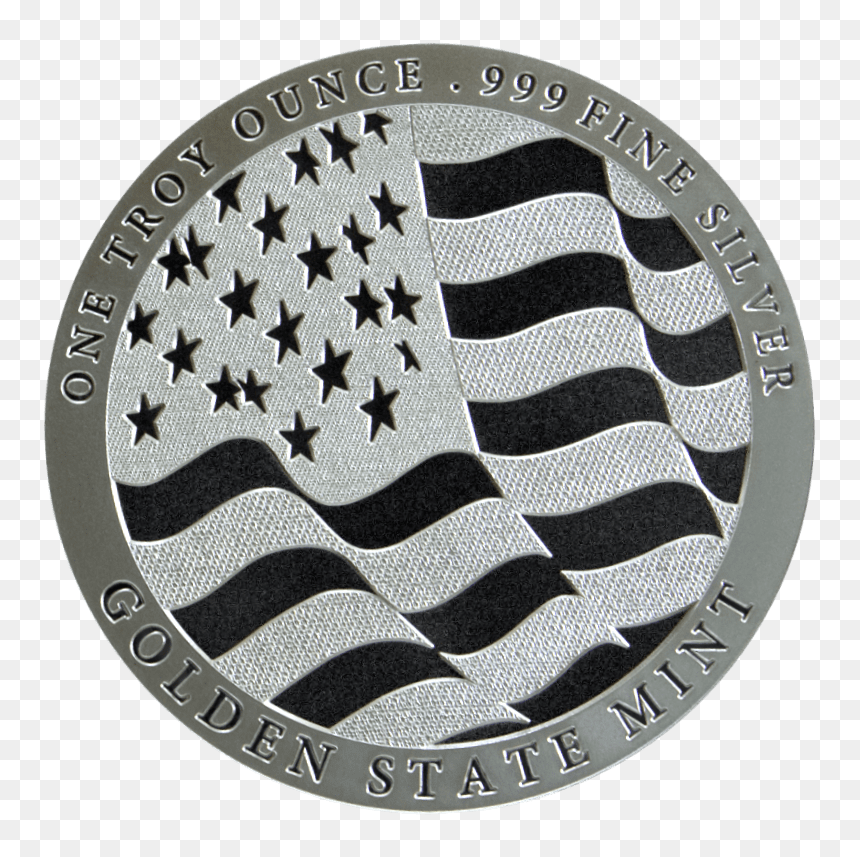 Gsm Silver Coin, HD Png Download - golden round png
