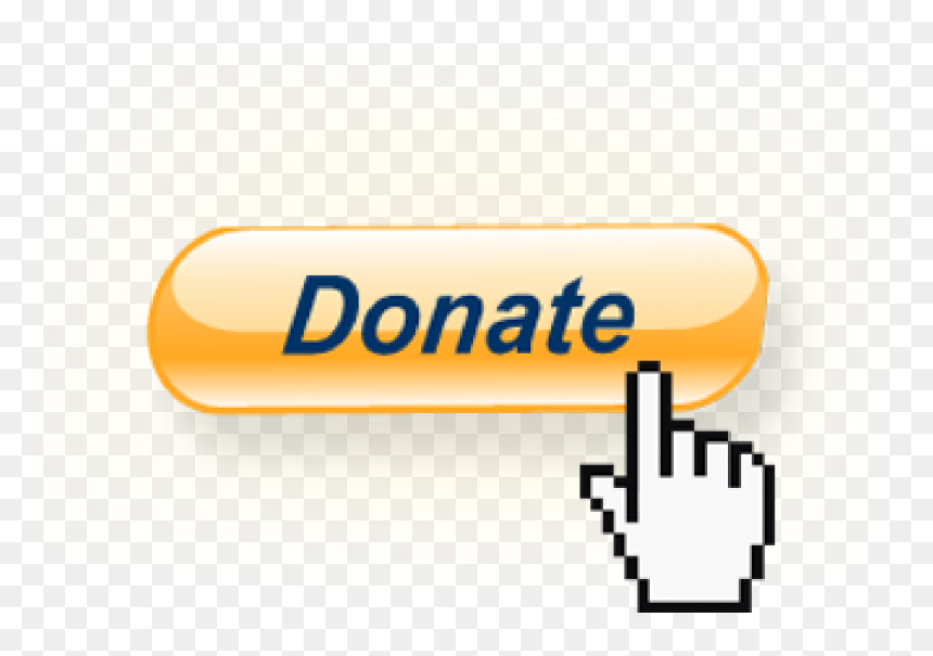 Hand Cursor, HD Png Download - donate button png