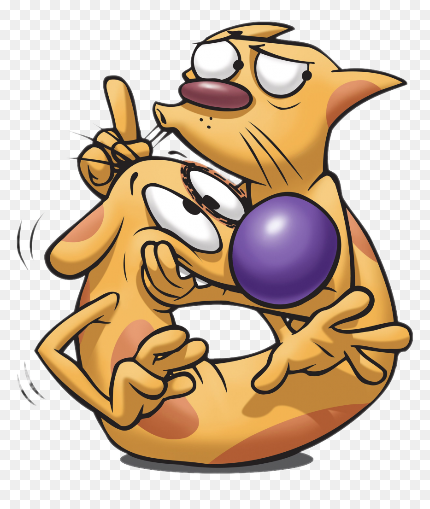 Catdog Be Quiet - Cartoon Nickelodeon, HD Png Download - quiet png