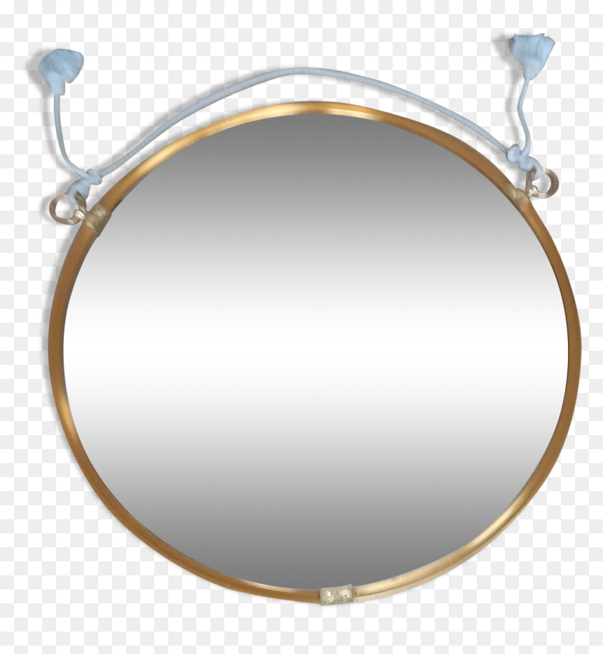 Large Golden Round Mirror 70cm"
 Src="https - Circle, HD Png Download - golden round png
