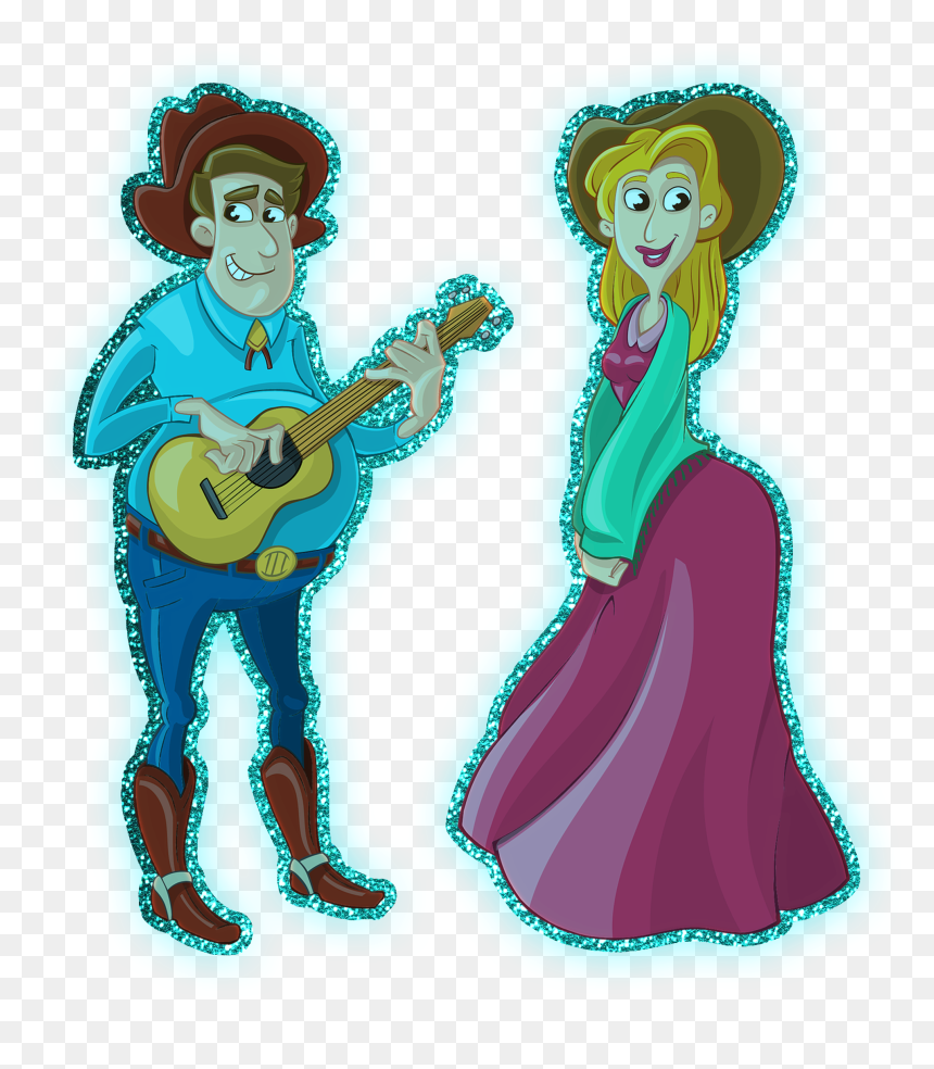 Transparent Crappie Clipart - Folk Singer Girl Clipart, HD Png Download - singer clipart png