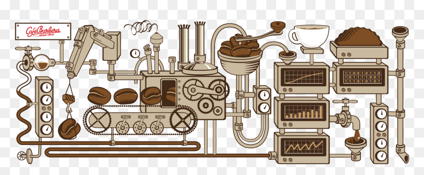 Coffee Production Illustration, HD Png Download - production png
