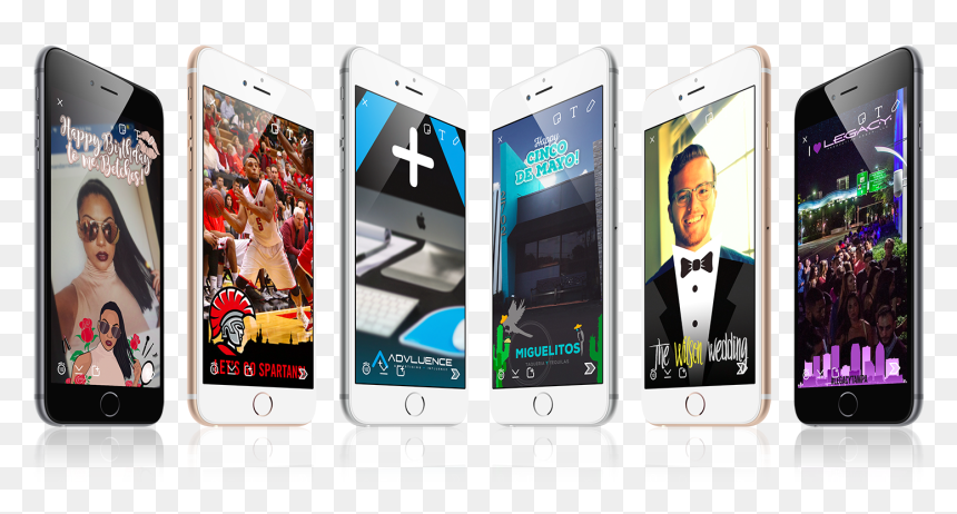 Custom Snapchat Geofilters - Iphone, HD Png Download - snapchat geofilters png