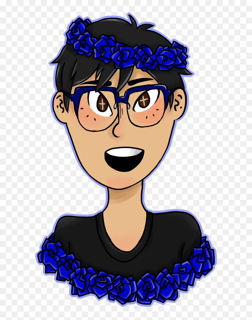 Yuuri Katsuki Yuri On Ice Yoi Katsuki Yuuri Flower - Cartoon, HD Png Download - yuri katsuki png