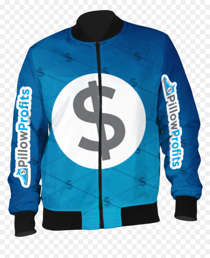 Long-sleeved T-shirt, HD Png Download - bomber jacket template png