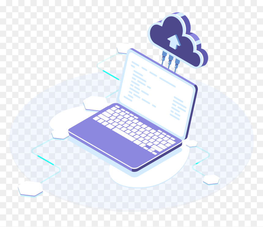 Netbook, HD Png Download - cloud technology png