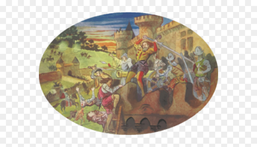 Battle Illustration - Painting, HD Png Download - battle png