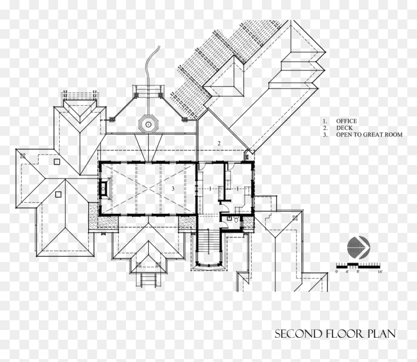 Custom Home Design, Tumalo, Oregon - Technical Drawing, HD Png Download - oregon outline png