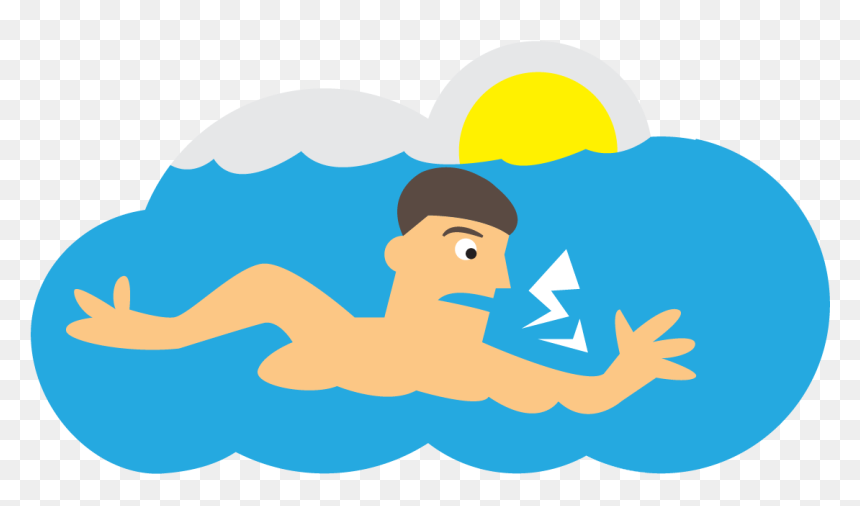 Swimming After Eating, HD Png Download - pool people png