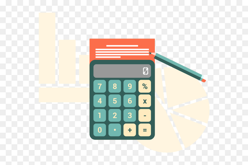 Accounting Calculation Clipart, HD Png Download - calculator clipart png