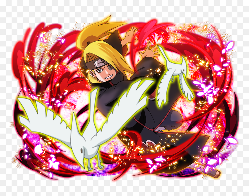 ☆6 Bb Deidara - Naruto Shippuden Ultimate Ninja Blazing Deidara, HD Png Download - deidara png