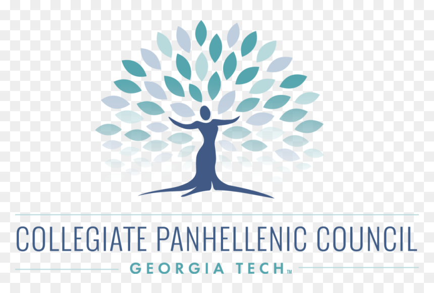 Gtcpc Logo - Stacked - Georgia Tech Panhellenic, HD Png Download - greek letters png