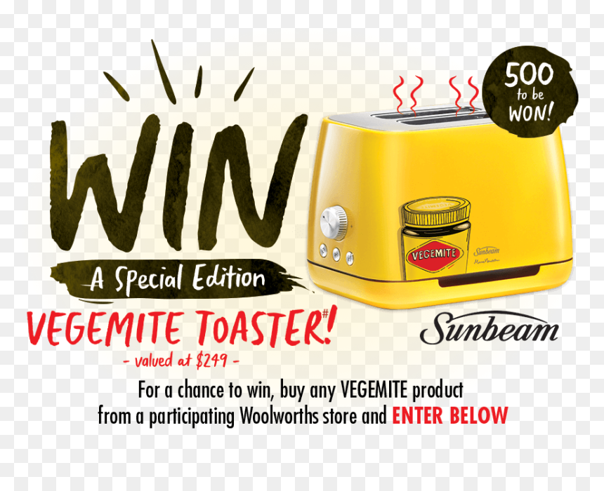 Vegemite Toaster Promo , Png Download - Small Appliance, Transparent Png - vegemite png