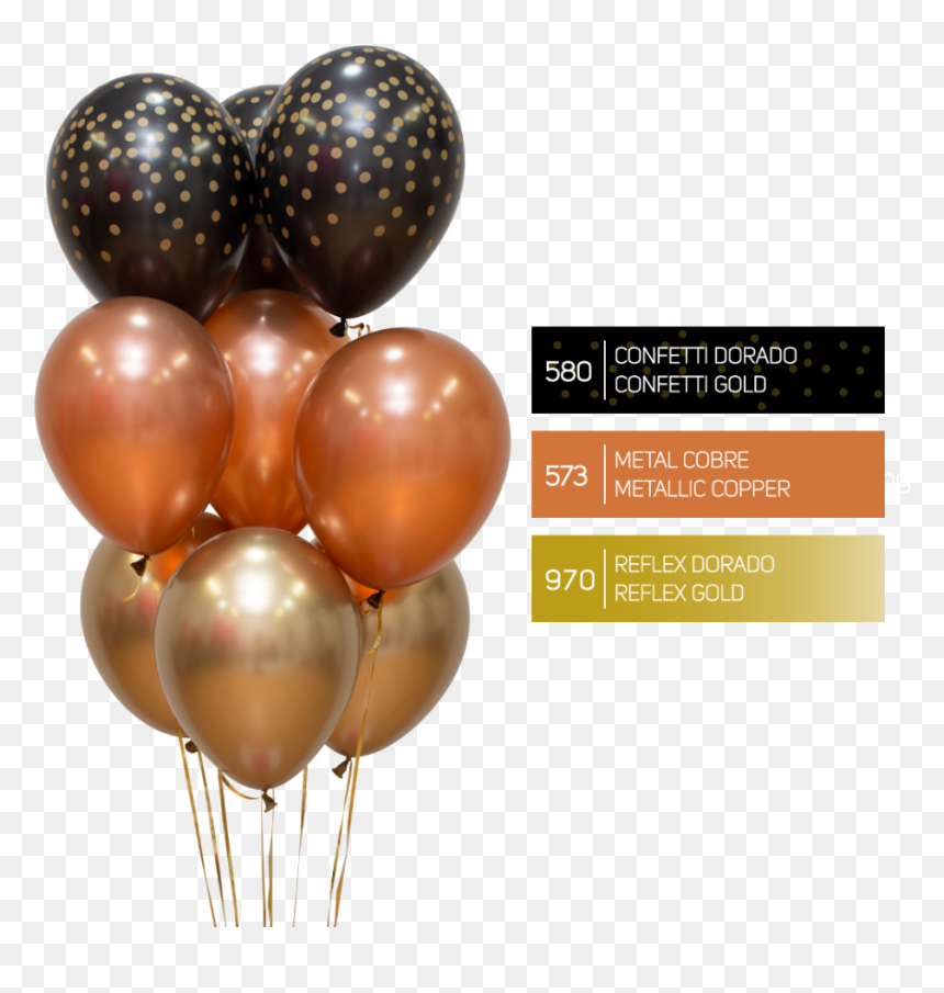 Globos Sempertex Reflex, HD Png Download - confeti globos png