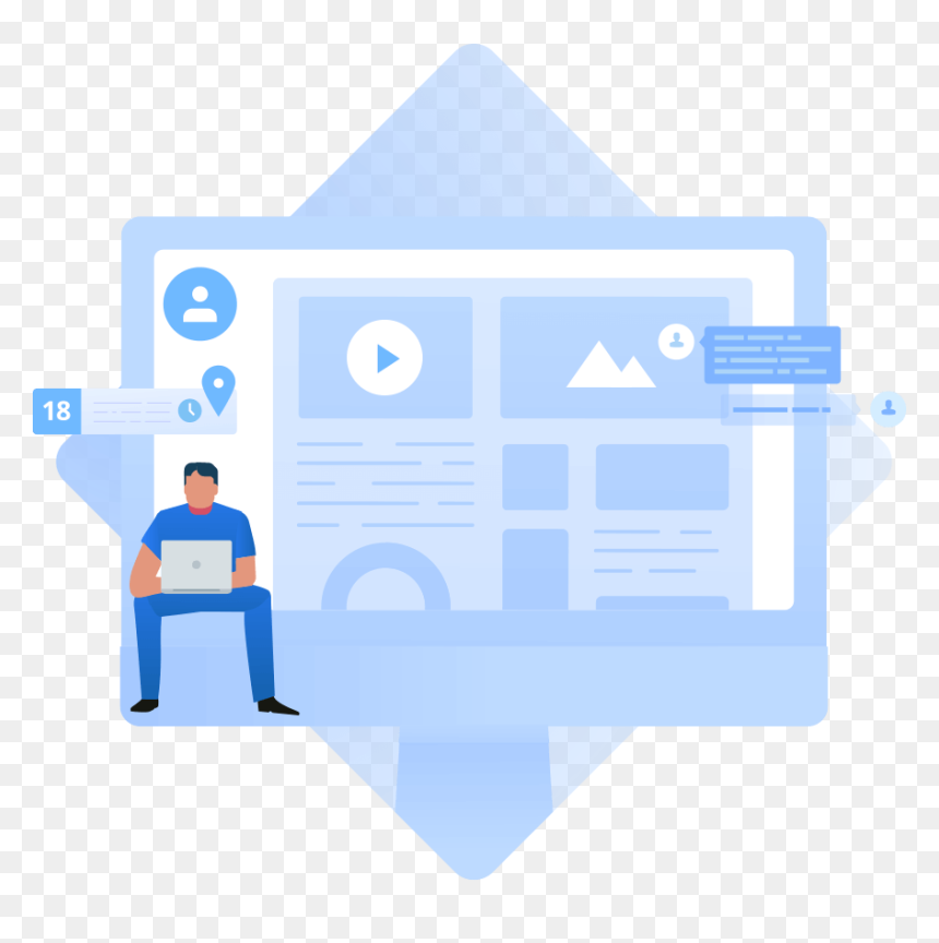 Ilustration Of Computer Display With Dashboard And - Graphic Design, HD Png Download - dashboard icon png