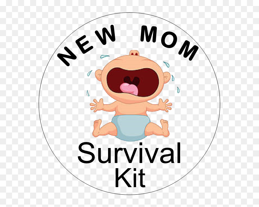 New Mom Survival Kit Label, HD Png Download - survival png