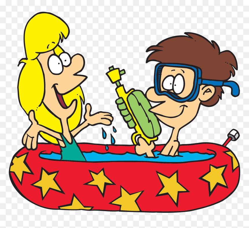 Pool Day Clip Art, HD Png Download - pool people png