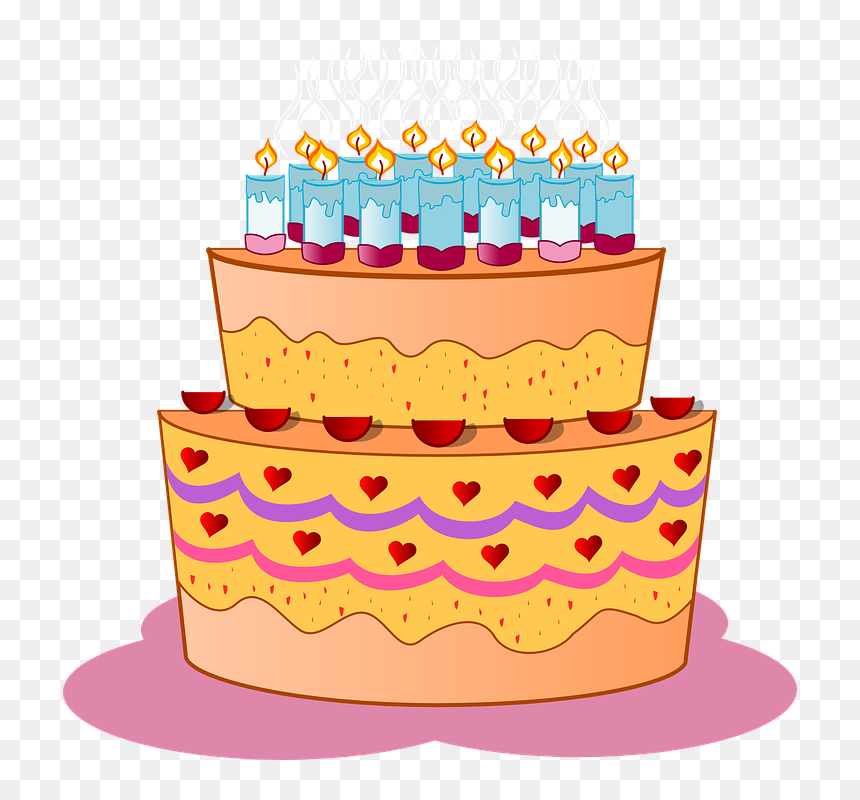 Thumb Image - Cartoon Birthday Cake Animation, HD Png Download - bolo png