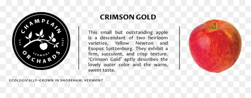 Crimson Gold - Pluot, HD Png Download - descendants apple png
