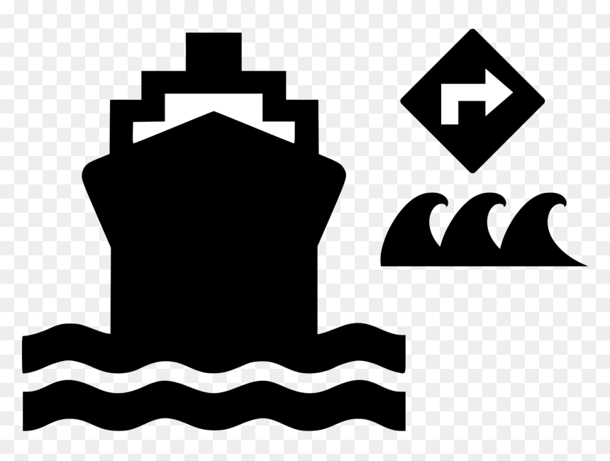 Routing Ships To Exploit Marine Current Propulsion - Boat Icon, HD Png Download - ships png