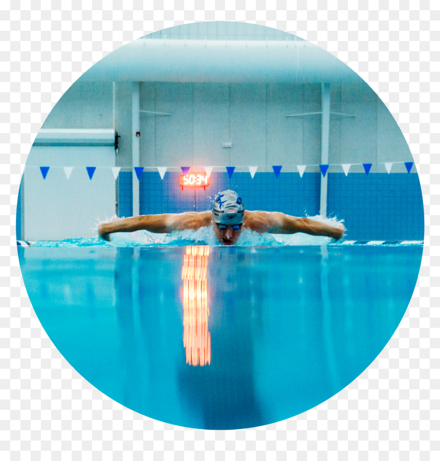 Butterfly Stroke, HD Png Download - pool people png