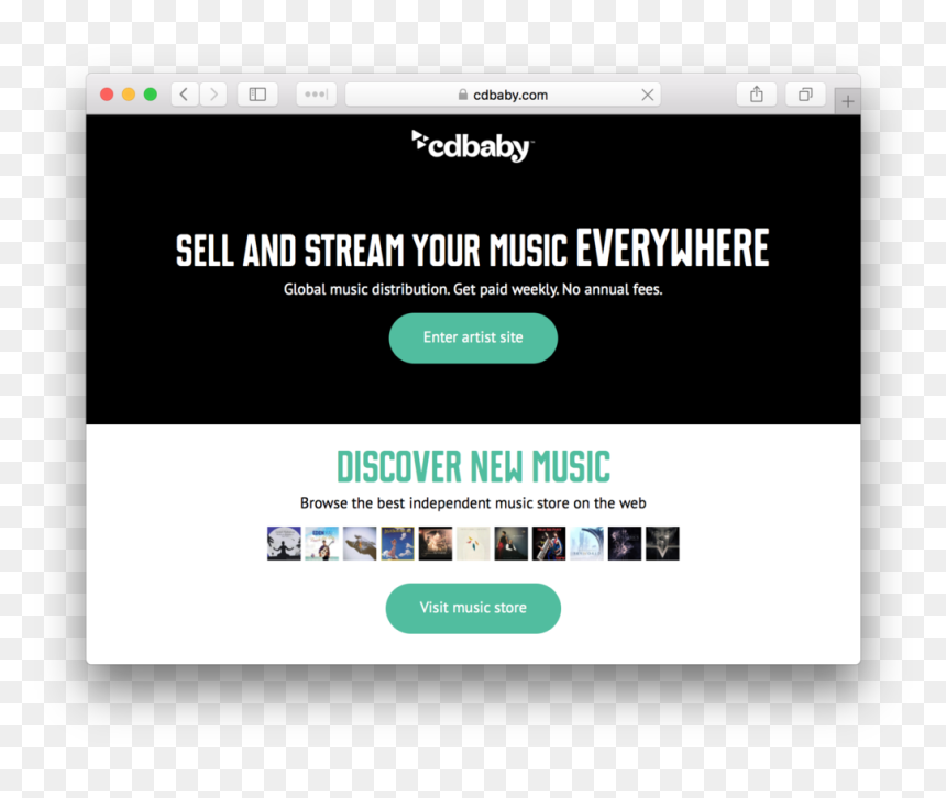How To Get Your Music On Spotify With Cd Baby - Cd Baby, HD Png Download - cd baby logo png