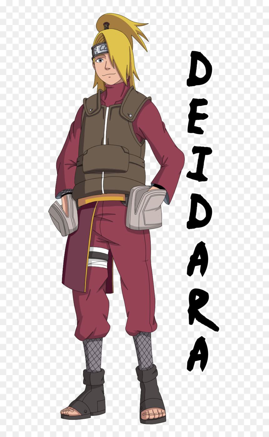 Deidara By Johnnywolf - Suigetsu Hozuki, HD Png Download - deidara png