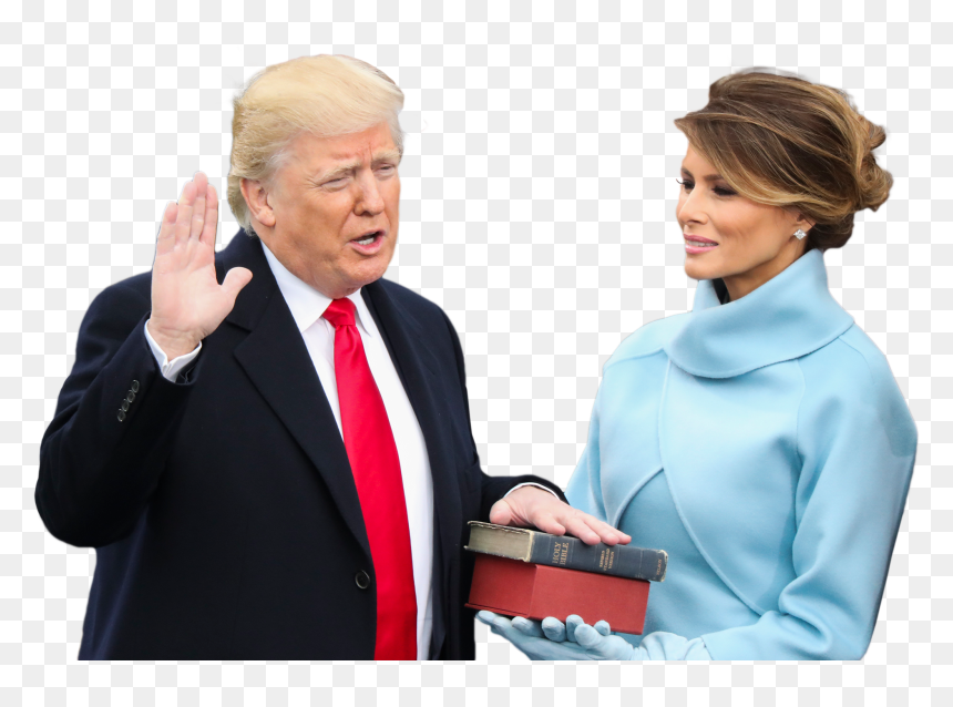 Trump Oath Of Office, HD Png Download - trump full body png