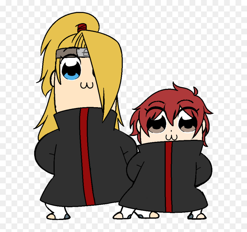 Hashirama And Madara Pop Team Epic, HD Png Download - deidara png