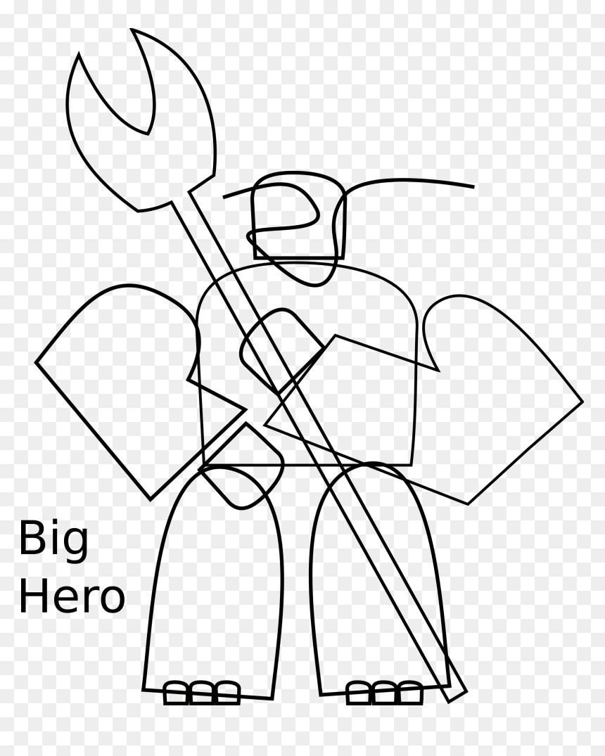 Big Hero With Bolo Clip Arts - Clip Art, HD Png Download - bolo png