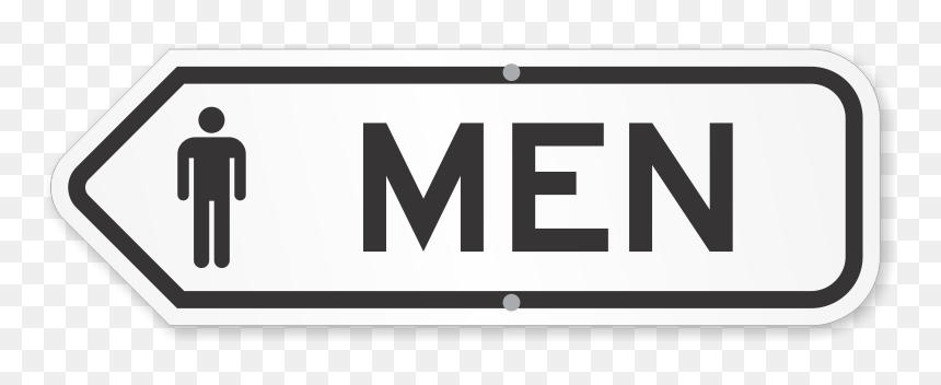 Hombre, HD Png Download - restroom sign png