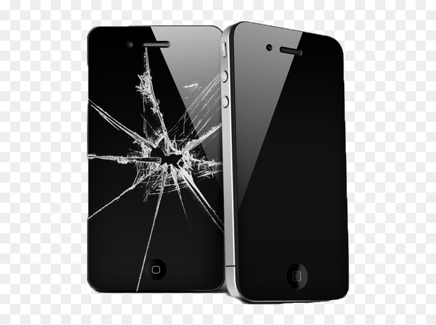 Iphone - Glass Crack, HD Png Download - cell phone repair png