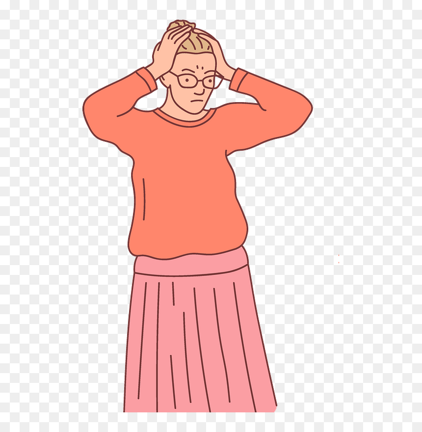 Headache Clipart - Standing, HD Png Download - headache png