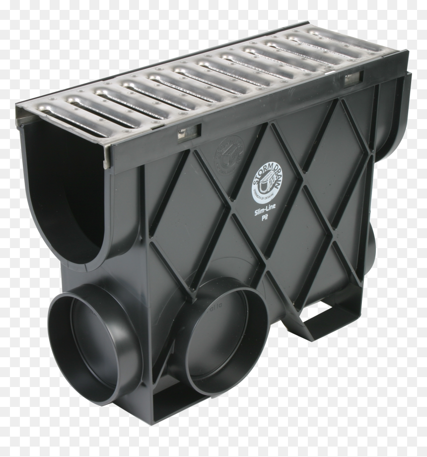R3435 Reln Inline Sump With Stainless Steel Grate - Storm Drain, HD Png Download - grate png