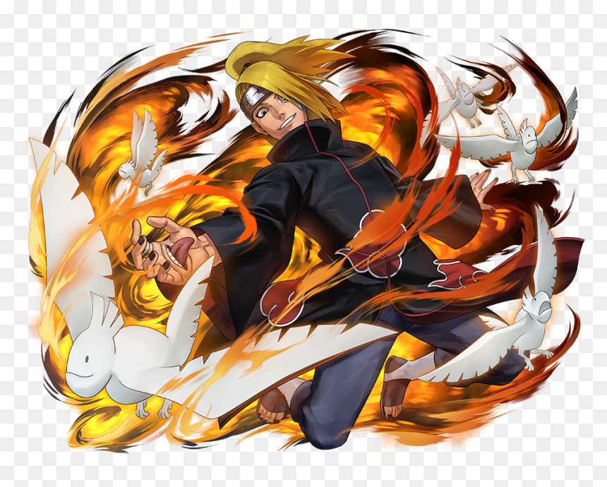 Image - Naruto Ultimate Ninja Blazing Deidara, HD Png Download - deidara png