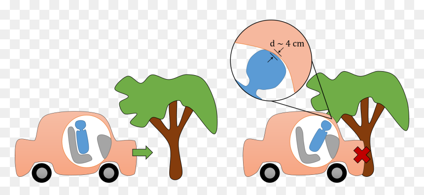 Car Almost Run Over A Child Clipart Clip Art Royalty - Clip Art, HD Png Download - calculator clipart png