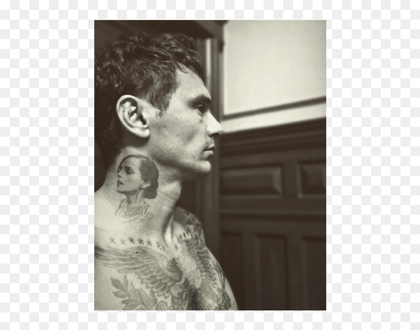 Tattoo Of Emma Watson, HD Png Download - james franco png