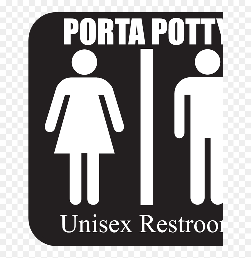 Sign, HD Png Download - restroom sign png