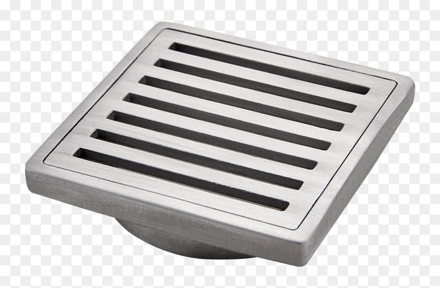 Kinetic 60 X 60mm Square Slotted Floor Grate - Grating, HD Png Download - grate png